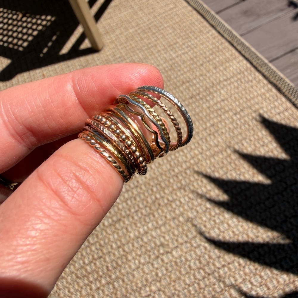 Stacking rings✨